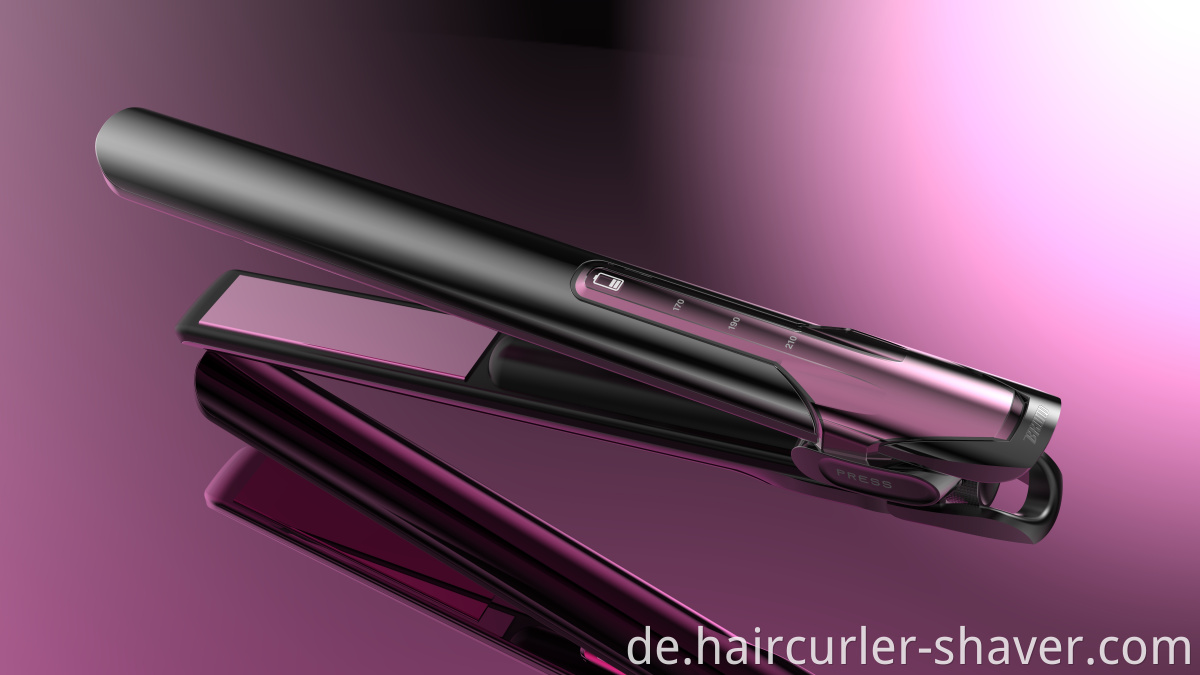 Rechargeable full size flat iron